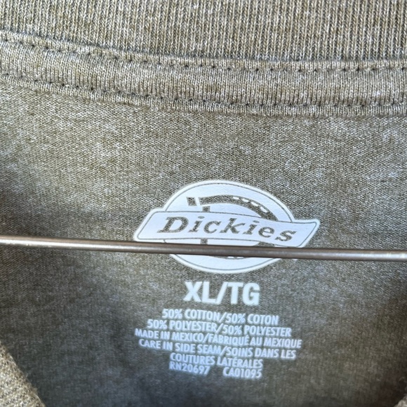 Dickies Men's Green Long Sleeve Shirt XL - Picture 3 of 4